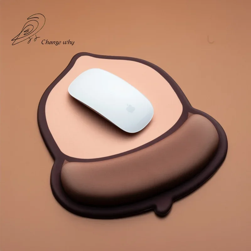 Wrist Rest Gel - 1 Pc Acorn Shape Office Mousepad