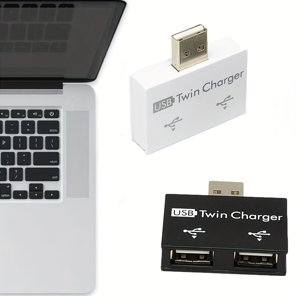 Laptop Accessories Gadgets - USB2.0 Splitter 1 Male To 2