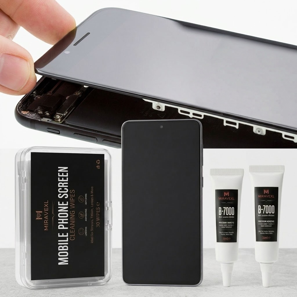 Screen Cleaning Kit - Phone Screen Disassembly Repair Kit 15ml