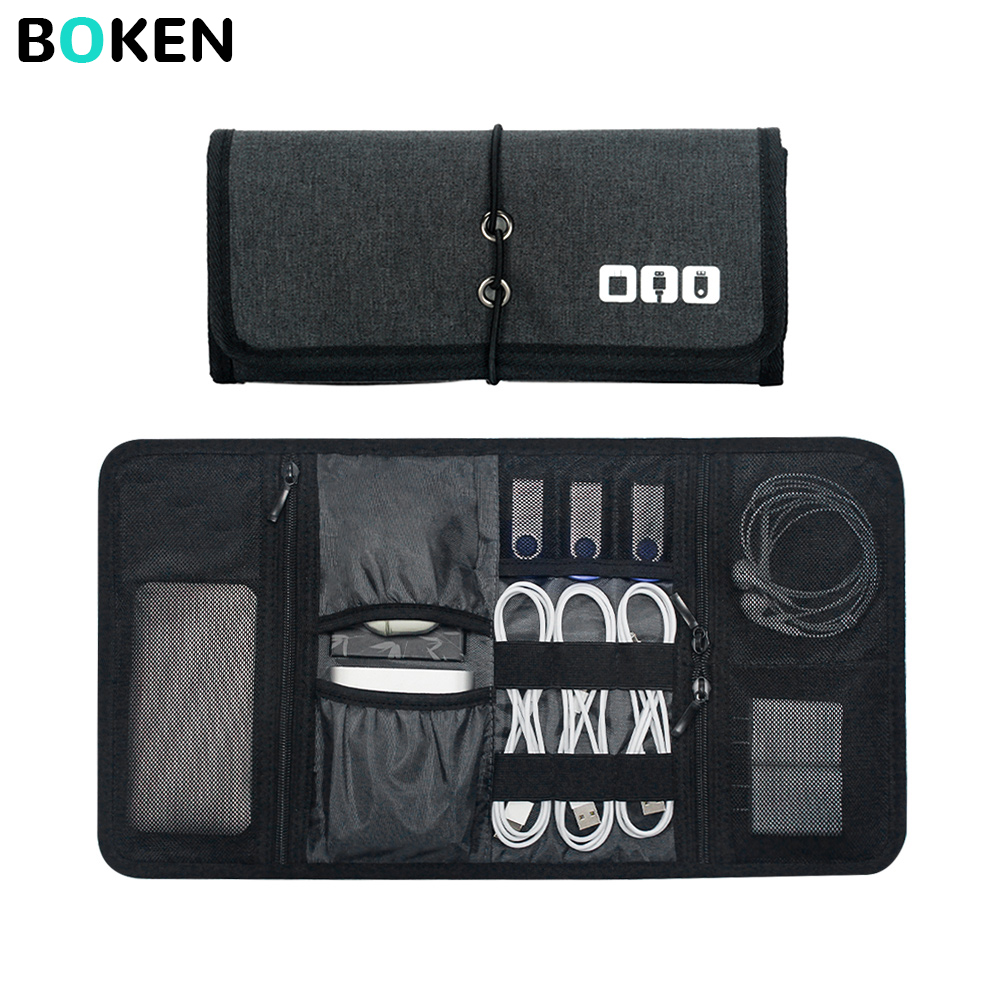 Cable Management Bag - Tech Organizer Bag Cable Storage Case