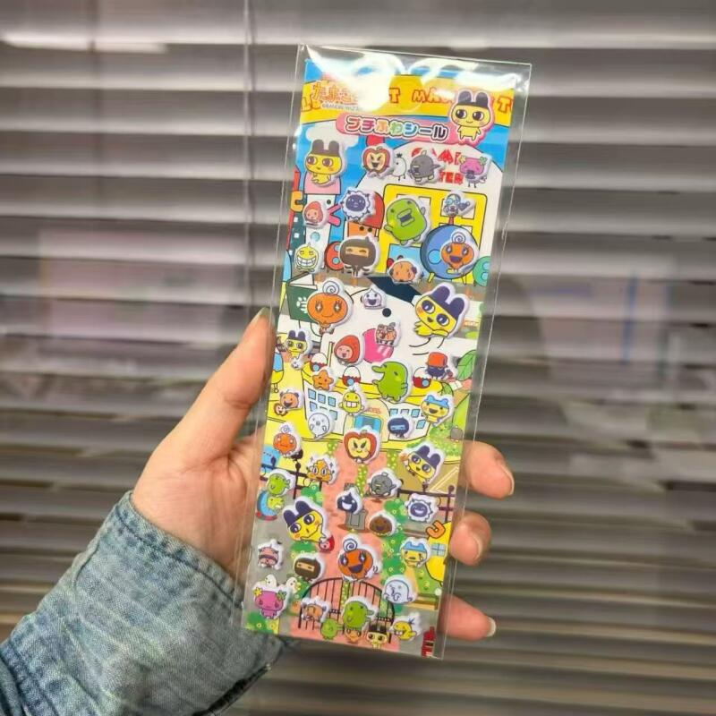 Laptop Editing Accessories - 6Pcs Tamagotchi Cartoon Bubble Stickers Creativity
