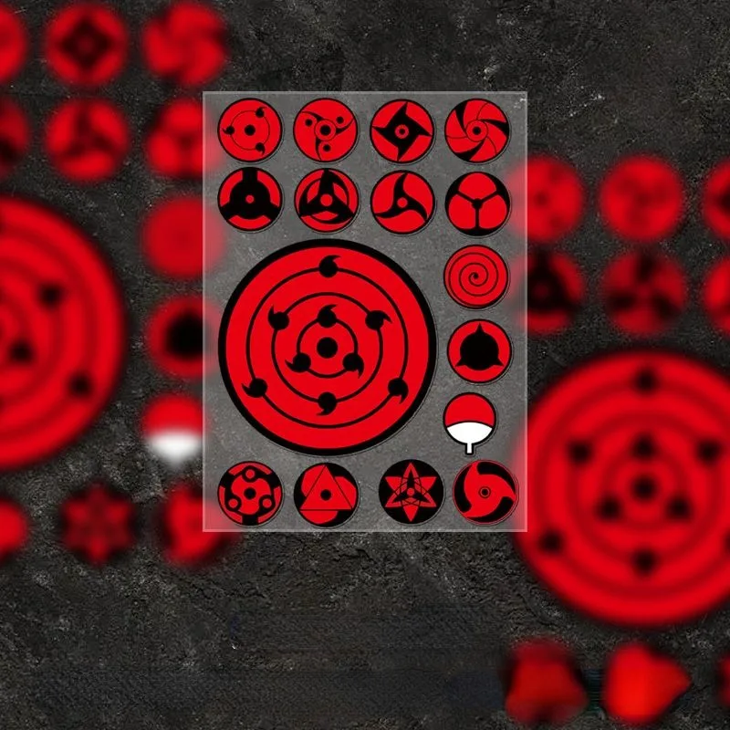 Laptop Editing Accessories - New Naruto Sharingan Cartoon Animation Stickers