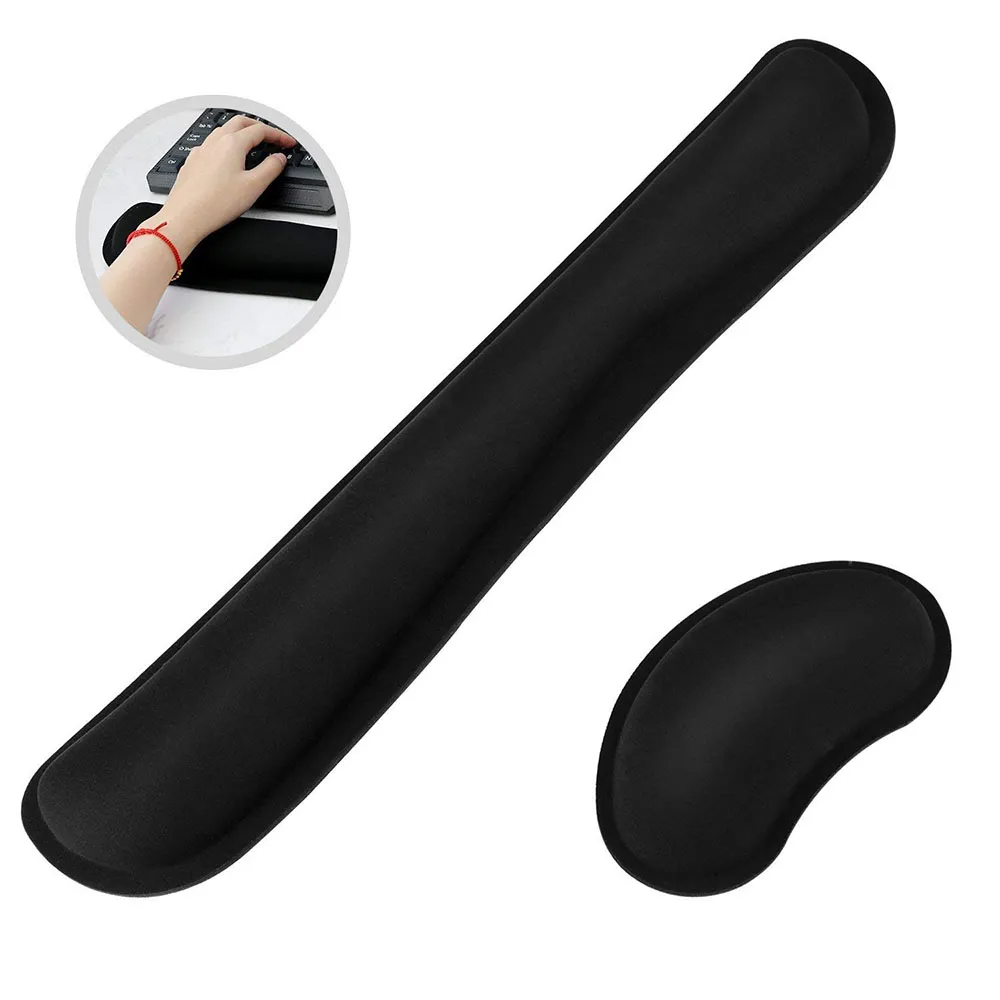 Wrist Rest Gel - Widen Memory Foam Nonslip Mouse Pad