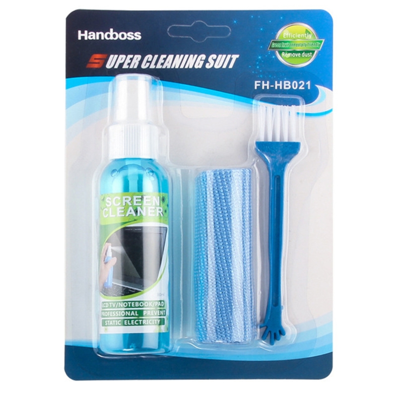 1 Set Brush Cloth Liquid High  - Screen Cleaning Kit ulasan dan harga
