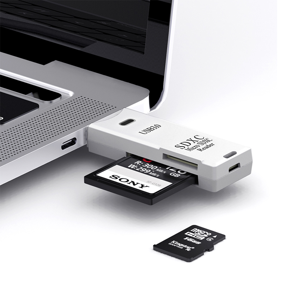 2 In 1 USB 3.0 Card Reader Por - Laptop Accessories Gadgets ulasan dan harga
