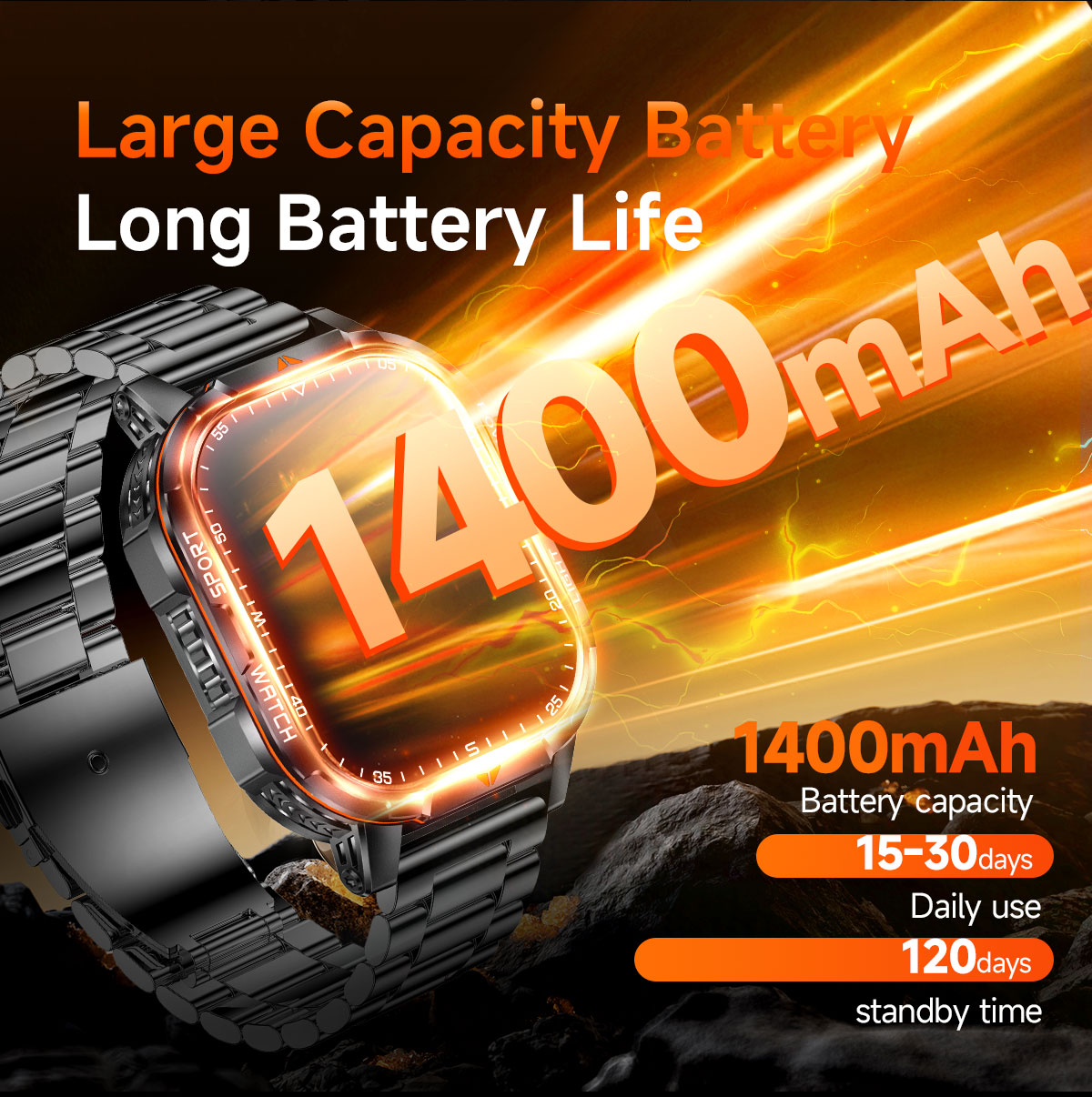 2026 New 1400mAh Super Large B - Wrist Rest Gel ulasan dan harga