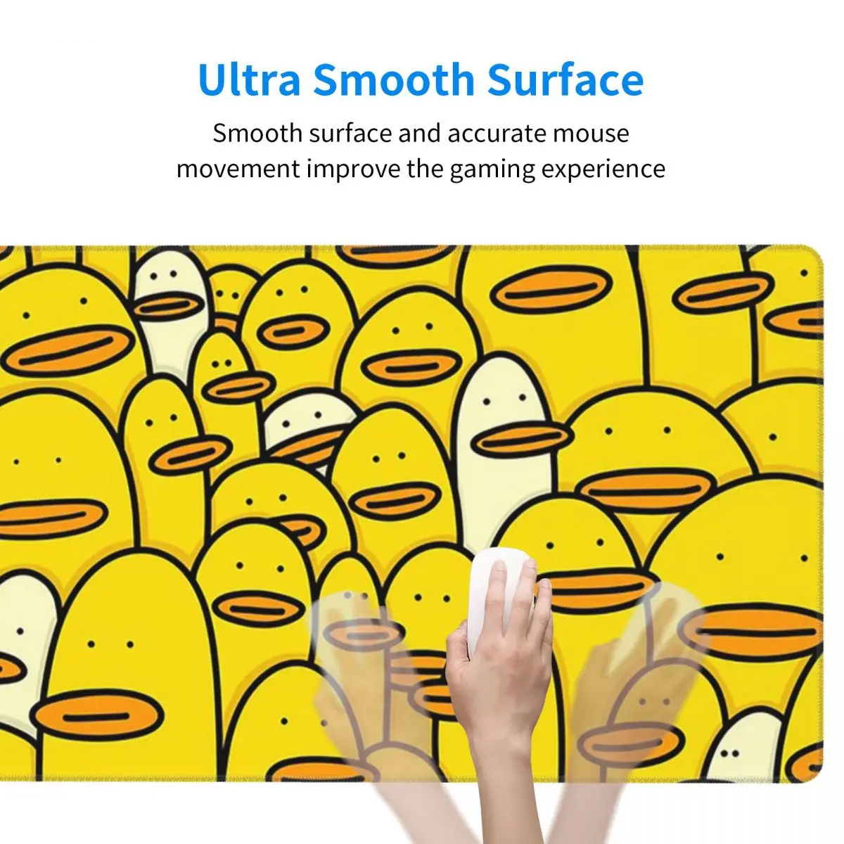 Large Mouse Pad Cartoon Yellow - Yellow Laptop Accessories ulasan dan harga