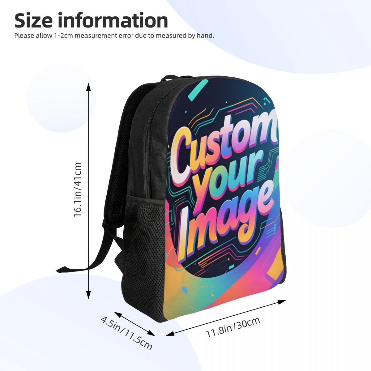 Custom Your Image Logo Backpac - Laptop Accessories Images ulasan dan harga
