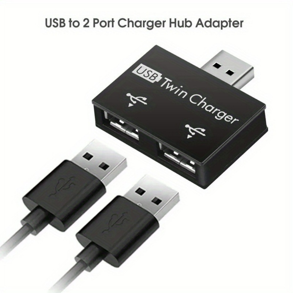 USB2.0 Splitter 1 Male To 2 Po - Laptop Accessories Gadgets ulasan dan harga