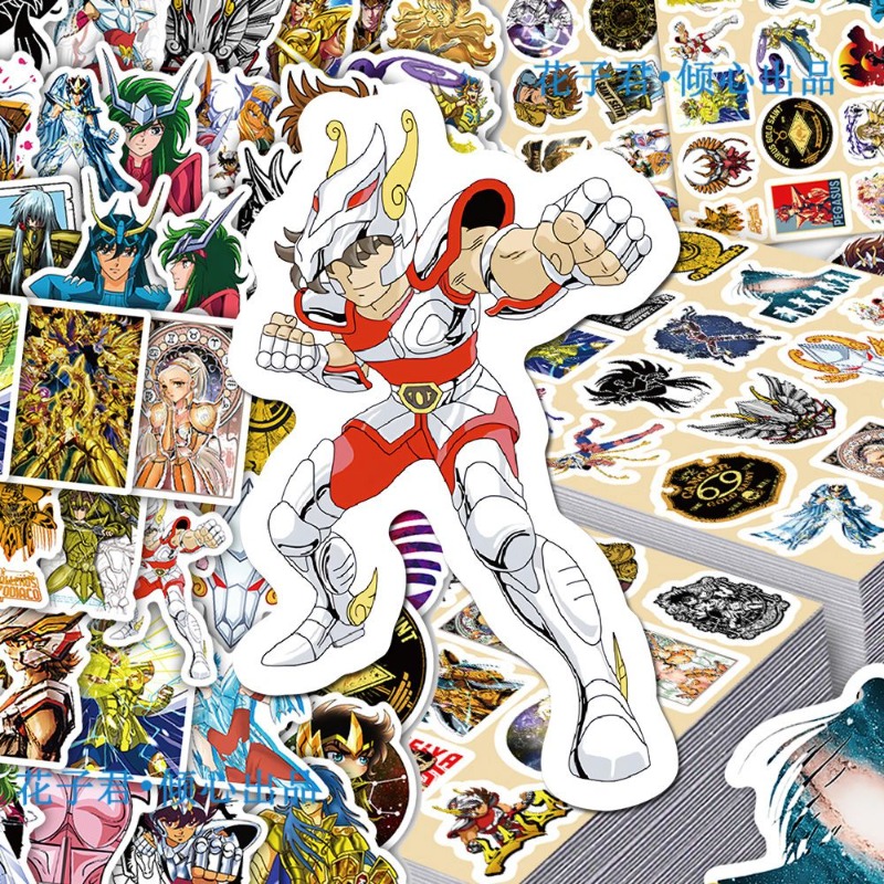 101Pcs Saint Seiya Anime Stick - Laptop Accessory ulasan dan harga