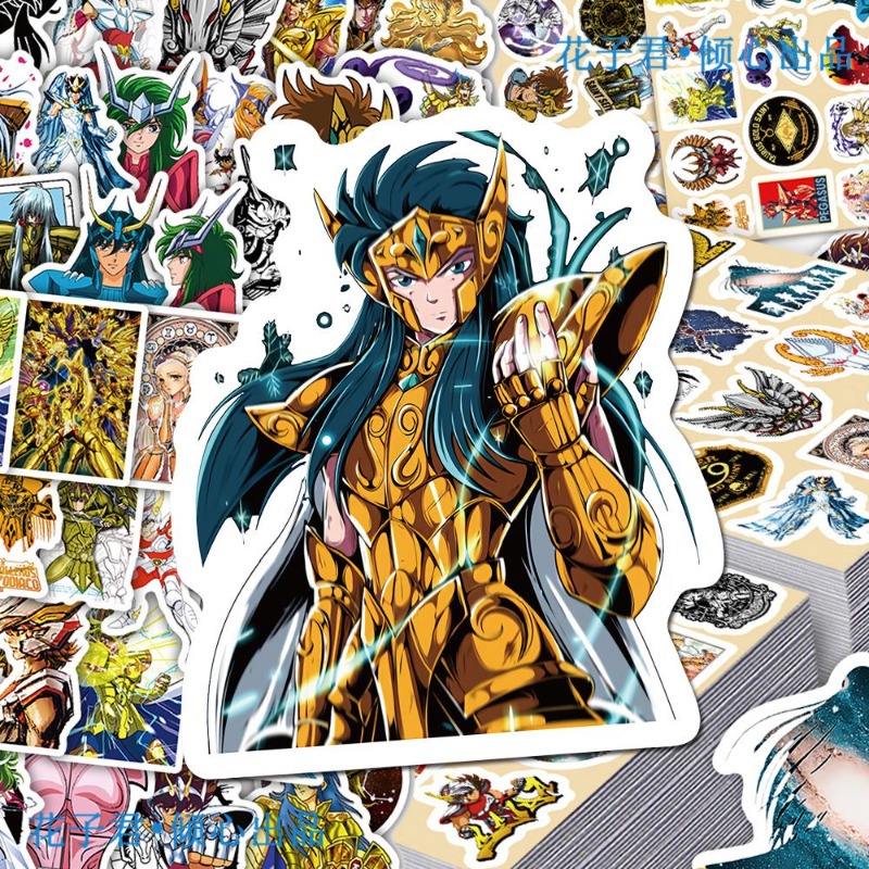 101Pcs Saint Seiya Anime Stick - Laptop Accessory ulasan dan harga