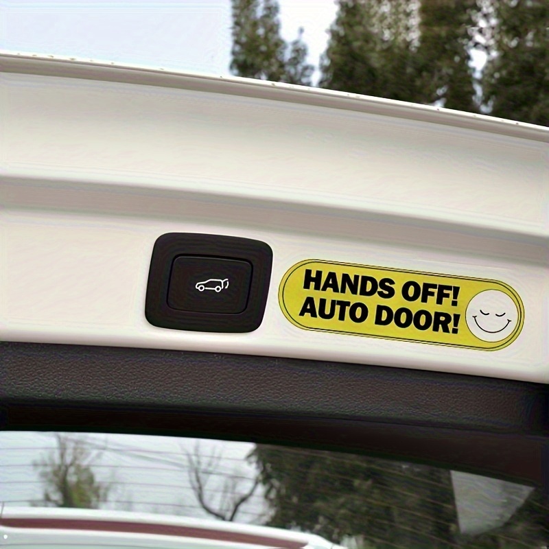 1SET Funny Car Door Warning St - Yellow Laptop Accessories ulasan dan harga