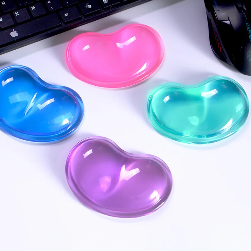 Silicone Gel Wrist Rest Heart- - Wrist Rest Gel ulasan dan harga
