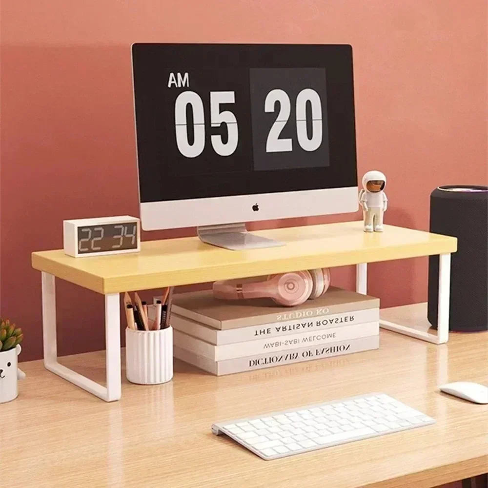 Monitor Raised Shelf Desktop C - Yellow Laptop Accessories ulasan dan harga