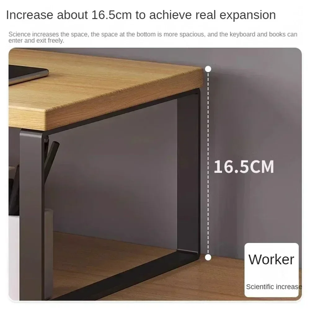 Monitor Raised Shelf Desktop C - Yellow Laptop Accessories ulasan dan harga
