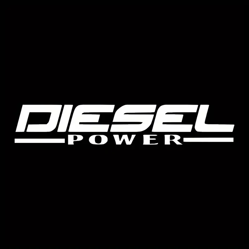 2D Flat Diesel Power Decal Bla - Yellow Laptop Accessories ulasan dan harga