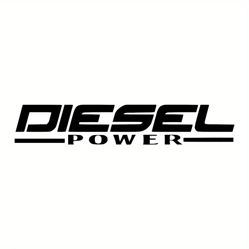 2D Flat Diesel Power Decal Bla - Yellow Laptop Accessories ulasan dan harga