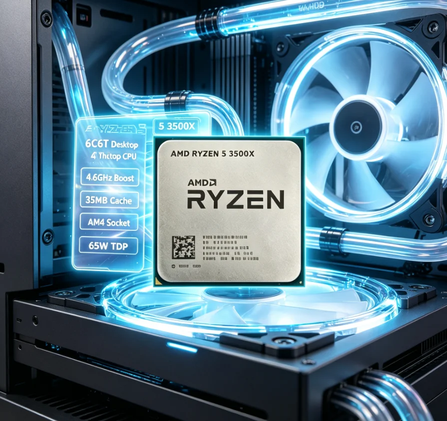AMD Ryzen 5 3500X AM4 Desktop  - Amd Cpu Ryzen 5 ulasan dan harga