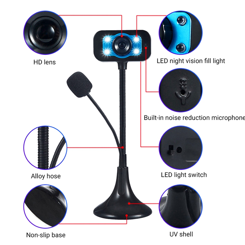 New Web Camera USB High Defini - Laptop Accessories Youtube ulasan dan harga