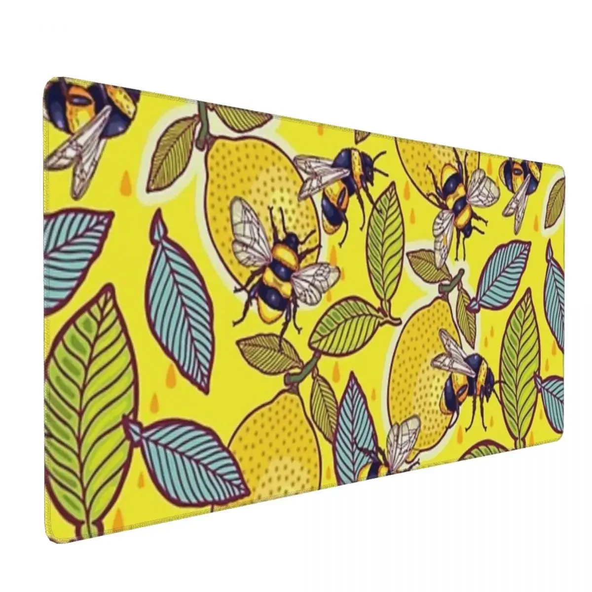Yellow Lemon And Bee Garden La - Yellow Laptop Accessories ulasan dan harga
