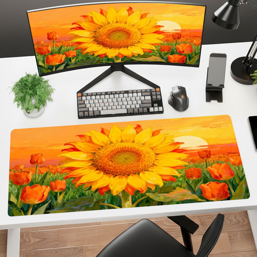 Brand Yellow Sunflower Mouse P - Yellow Laptop Accessories ulasan dan harga