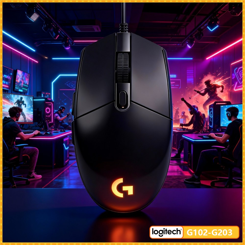 Logitech G203 Wired RGB Gaming - Logitech Mouse G203 ulasan dan harga