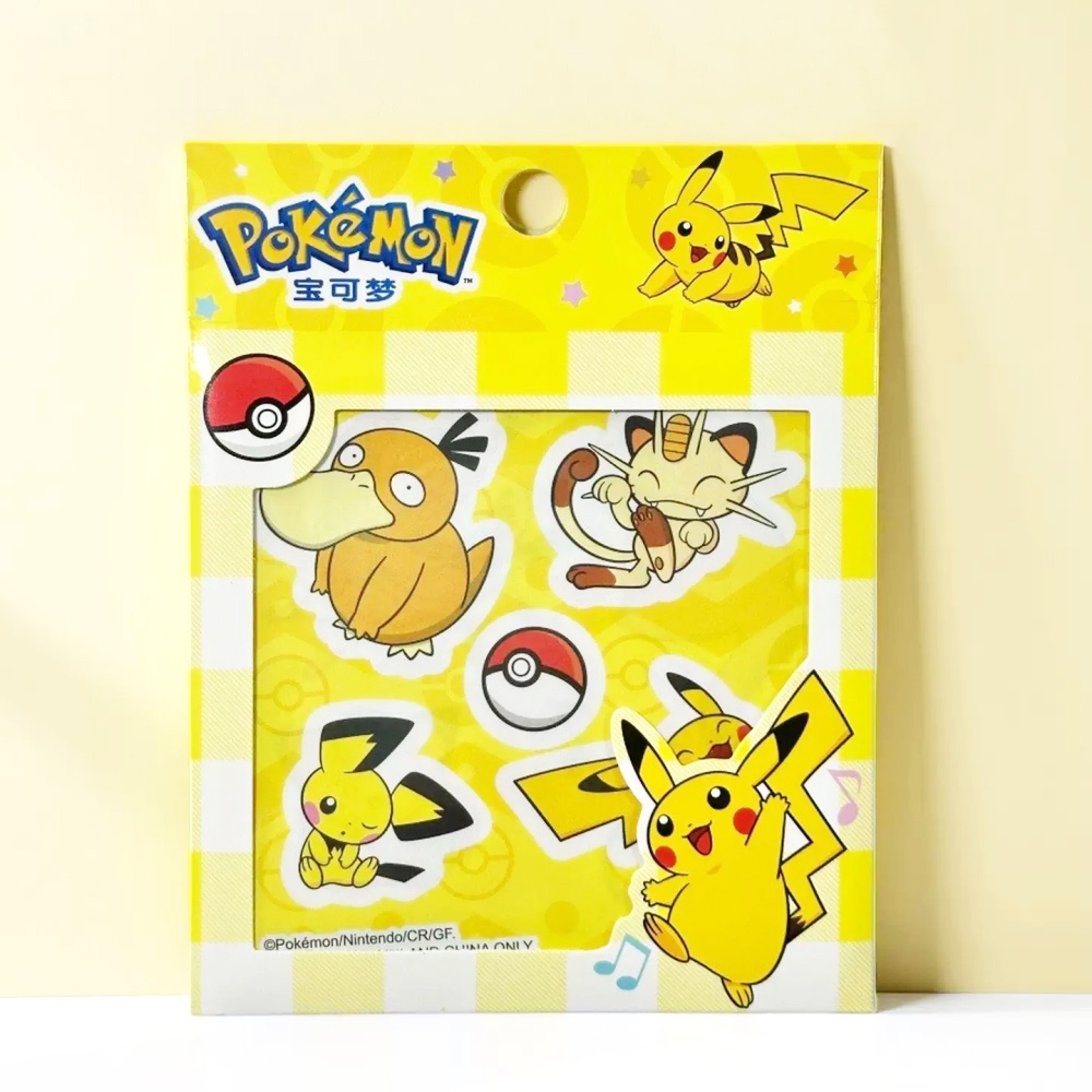 10Pcs Genuine Pikachu Stickers - Laptop Editing Accessories ulasan dan harga