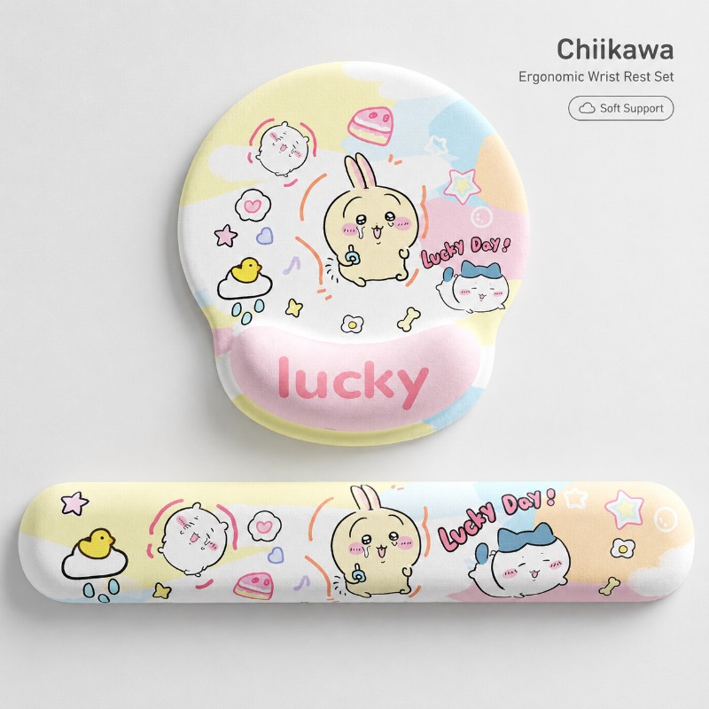 Cute Chiikawa Ergonomic Mouse  - Laptop Editing Accessories ulasan dan harga