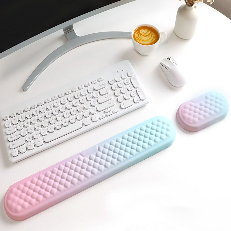 Keyboard Wrist Rest Pad Set So - Wrist Rest Gel ulasan dan harga
