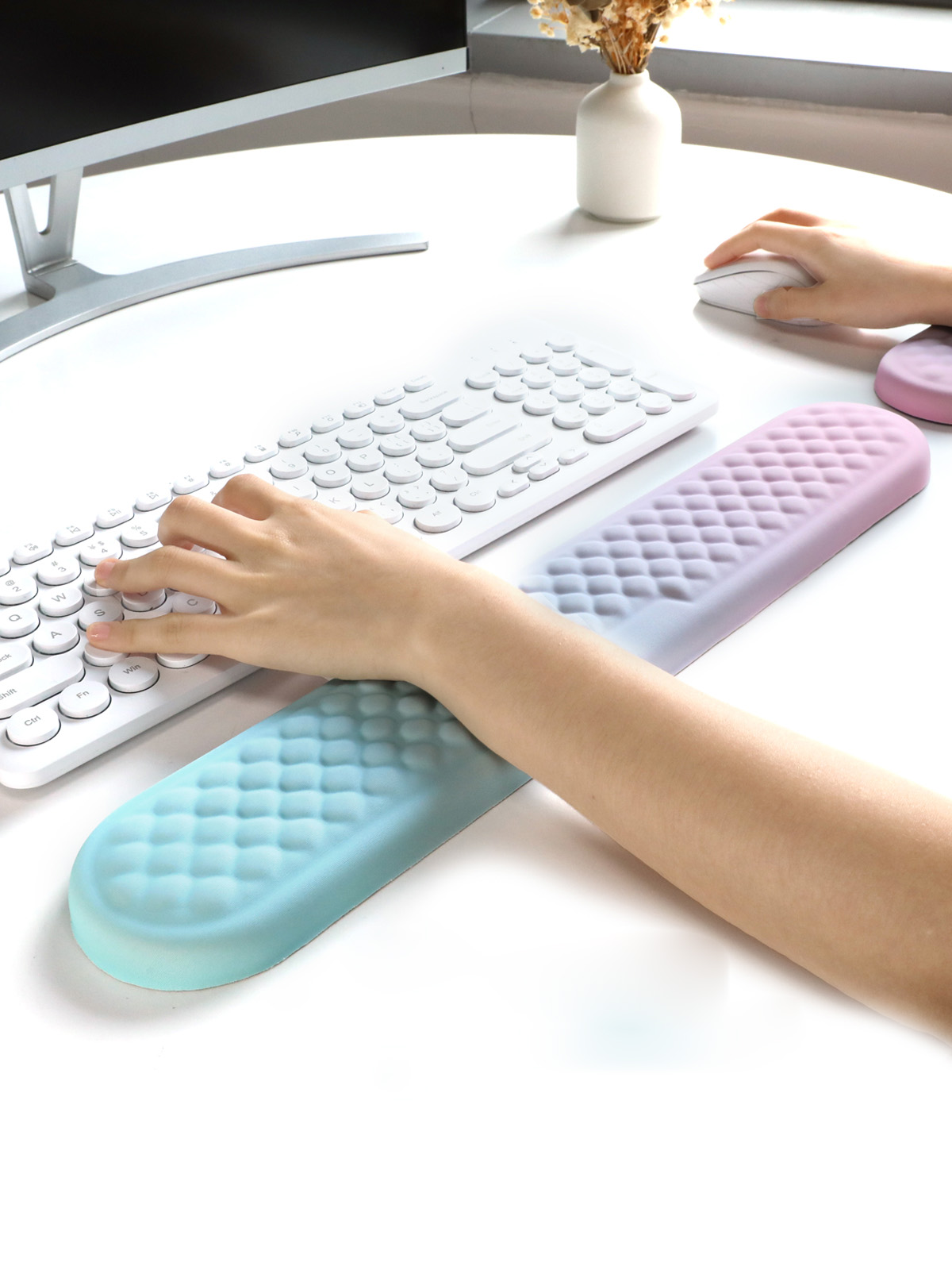 Keyboard Wrist Rest Pad Set So - Wrist Rest Gel ulasan dan harga