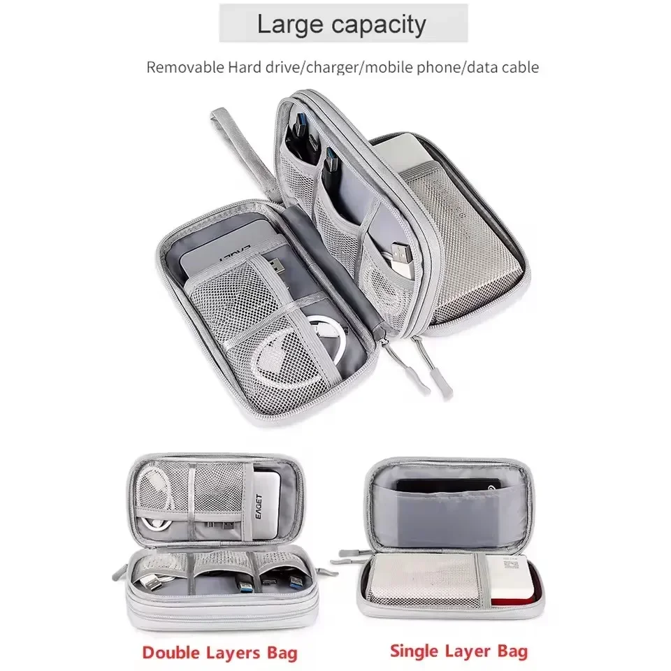 Travel Cable Bag Portable Digi - Cable Management Bag ulasan dan harga