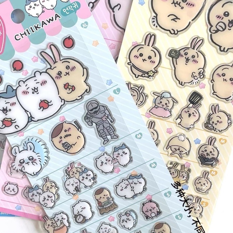 Cute Chiikawa Usagi 3D Glue St - Laptop Editing Accessories ulasan dan harga