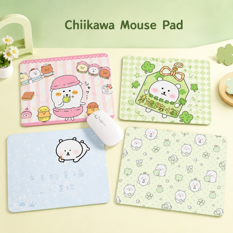 Kawaii Chiikawa Joke Bear Mous - Laptop Editing Accessories ulasan dan harga