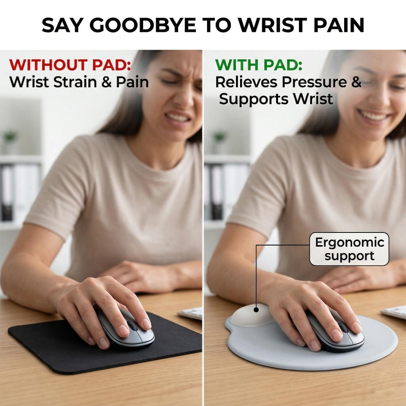 Silicone Mouse Pad Silicone Wr - Wrist Rest Gel ulasan dan harga