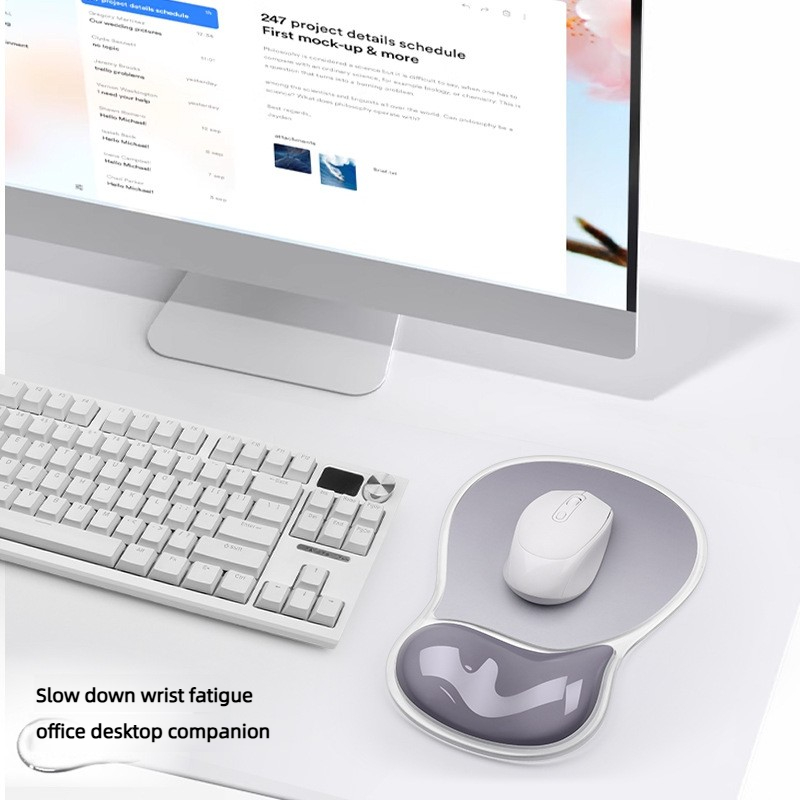 Gradient Color Mouse Pad Non-s - Wrist Rest Gel ulasan dan harga