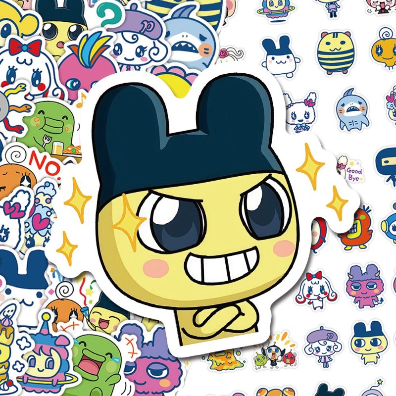 Japanese Tamagotchi Stickers E - Laptop Accessory ulasan dan harga