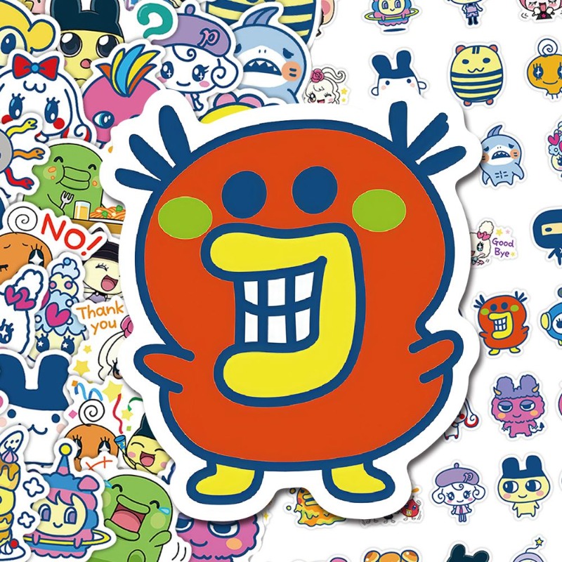 Japanese Tamagotchi Stickers E - Laptop Accessory ulasan dan harga