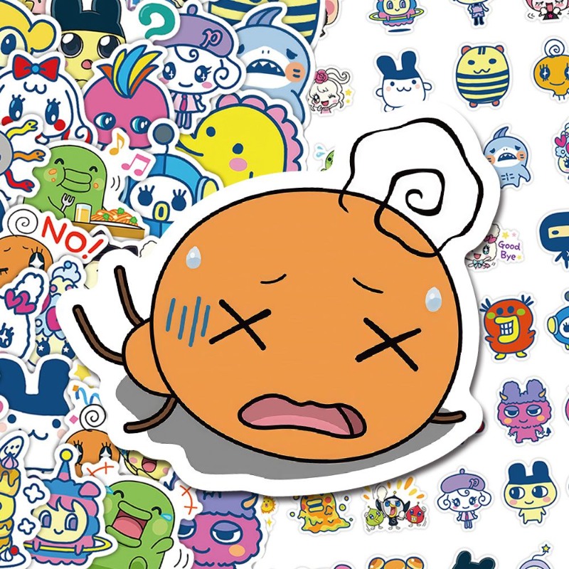 Japanese Tamagotchi Stickers E - Laptop Accessory ulasan dan harga