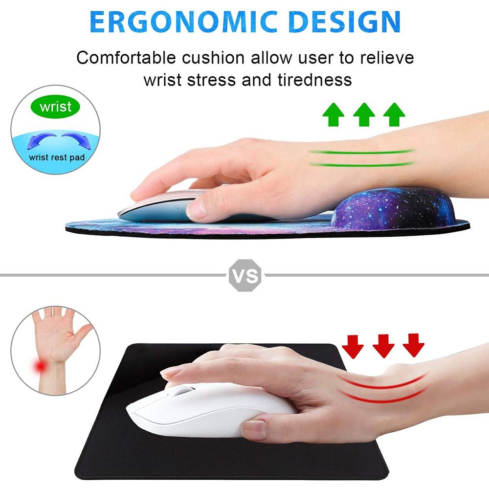 Wrist Rest Mouse Pad Silicone  - Wrist Rest Gel ulasan dan harga