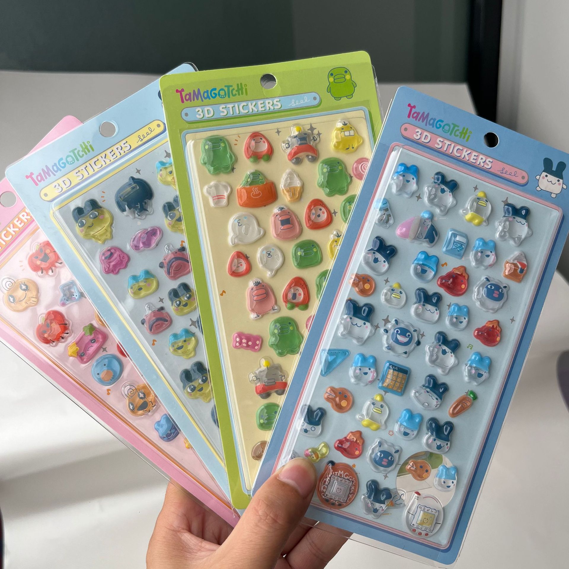 Cute Tamagotchi 3D Puffy Stick - Laptop Accessory ulasan dan harga