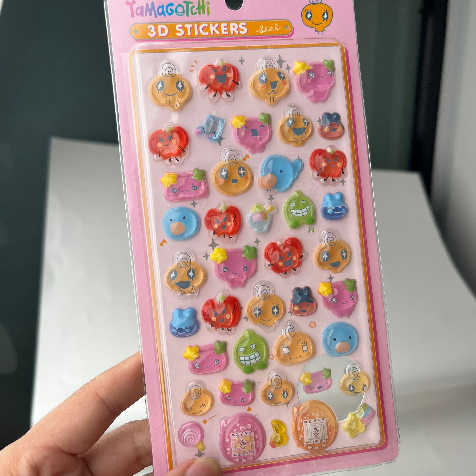 Cute Tamagotchi 3D Puffy Stick - Laptop Accessory ulasan dan harga
