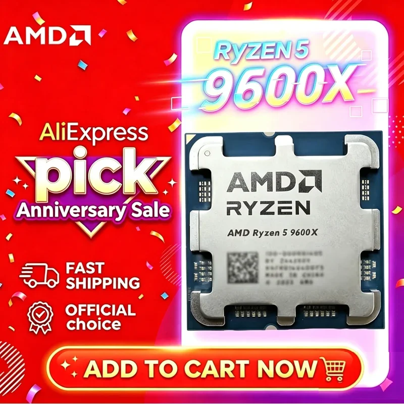 AMD Ryzen 5 9600X 100% AMD R5  - Amd Cpu Ryzen 5 ulasan dan harga