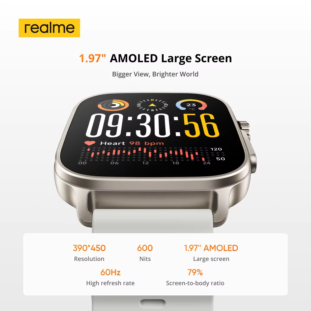 Global Version realme watch 5  - Wrist Rest Gel ulasan dan harga