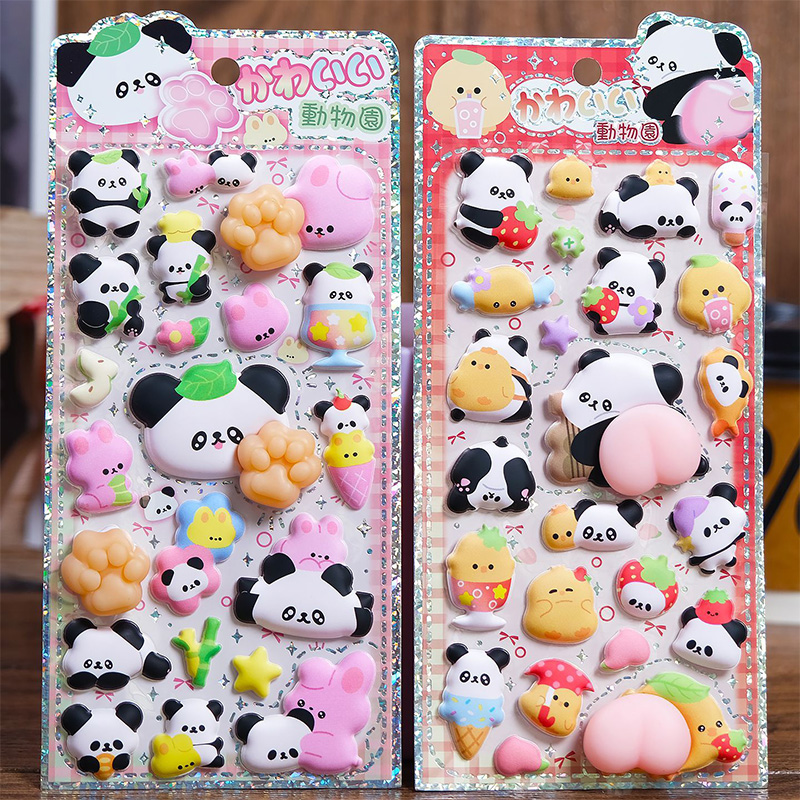 Cute Panda Chick 3D Puffy Peac - Laptop Editing Accessories ulasan dan harga