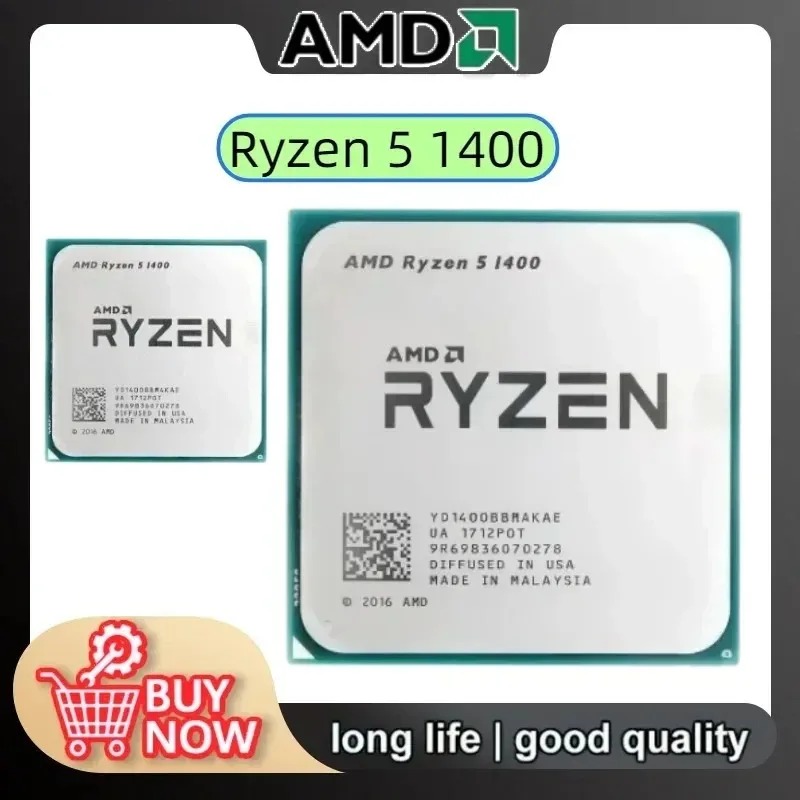 AMD Ryzen 5 1400 100% Brand Ne - Amd Cpu Ryzen 5 ulasan dan harga
