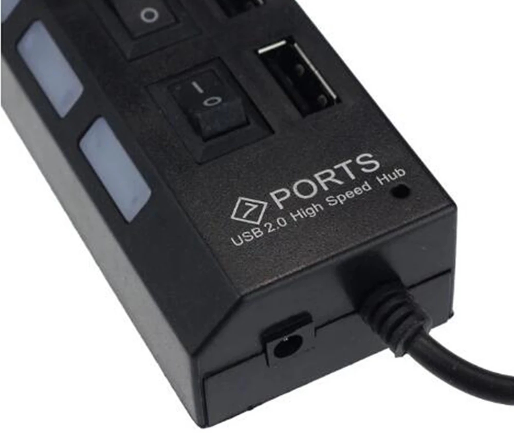 7 Port USB 2.0 Hub Splitter Fo - Laptop Accessories Gadgets ulasan dan harga