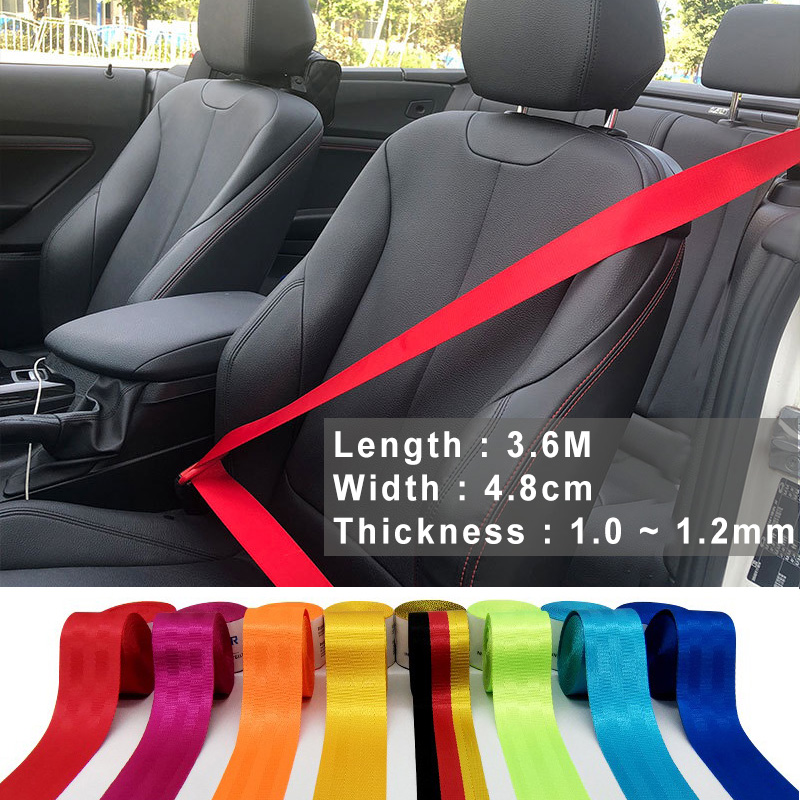 3.6meter Car Seat Belt Webbing - Laptop Accessories Gadgets ulasan dan harga