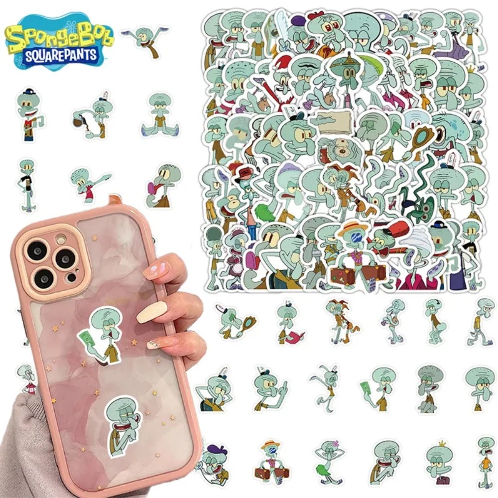 60Pcs SpongeBob Squidward Tent - Laptop Accessories Gadgets ulasan dan harga