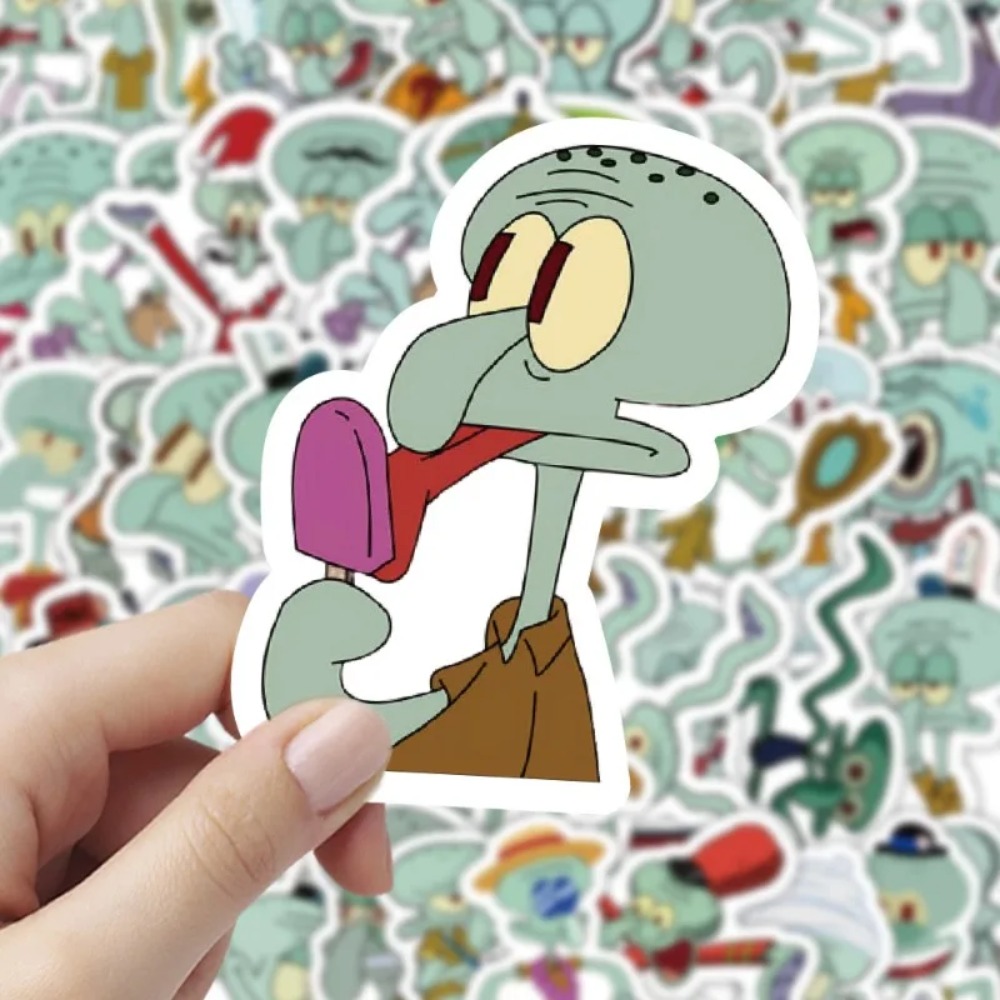 60Pcs SpongeBob Squidward Tent - Laptop Accessories Gadgets ulasan dan harga