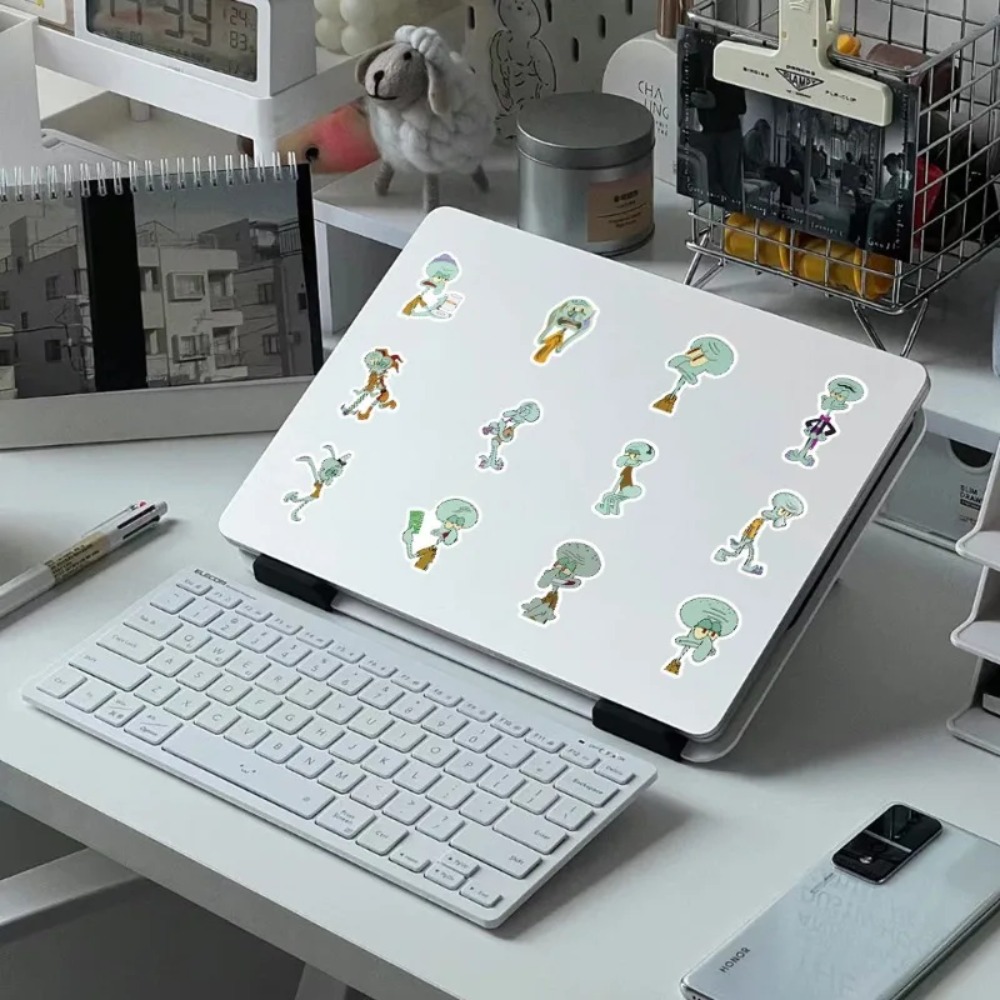 60Pcs SpongeBob Squidward Tent - Laptop Accessories Gadgets ulasan dan harga